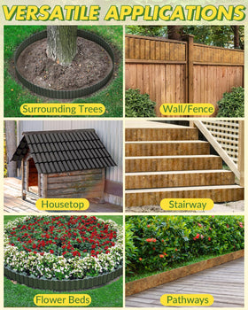 Velway weather-resistant metal edging endures sun and rain with low maintenance.