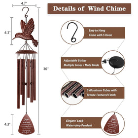 VENBEEL wind chime hanging in garden creates comforting memories