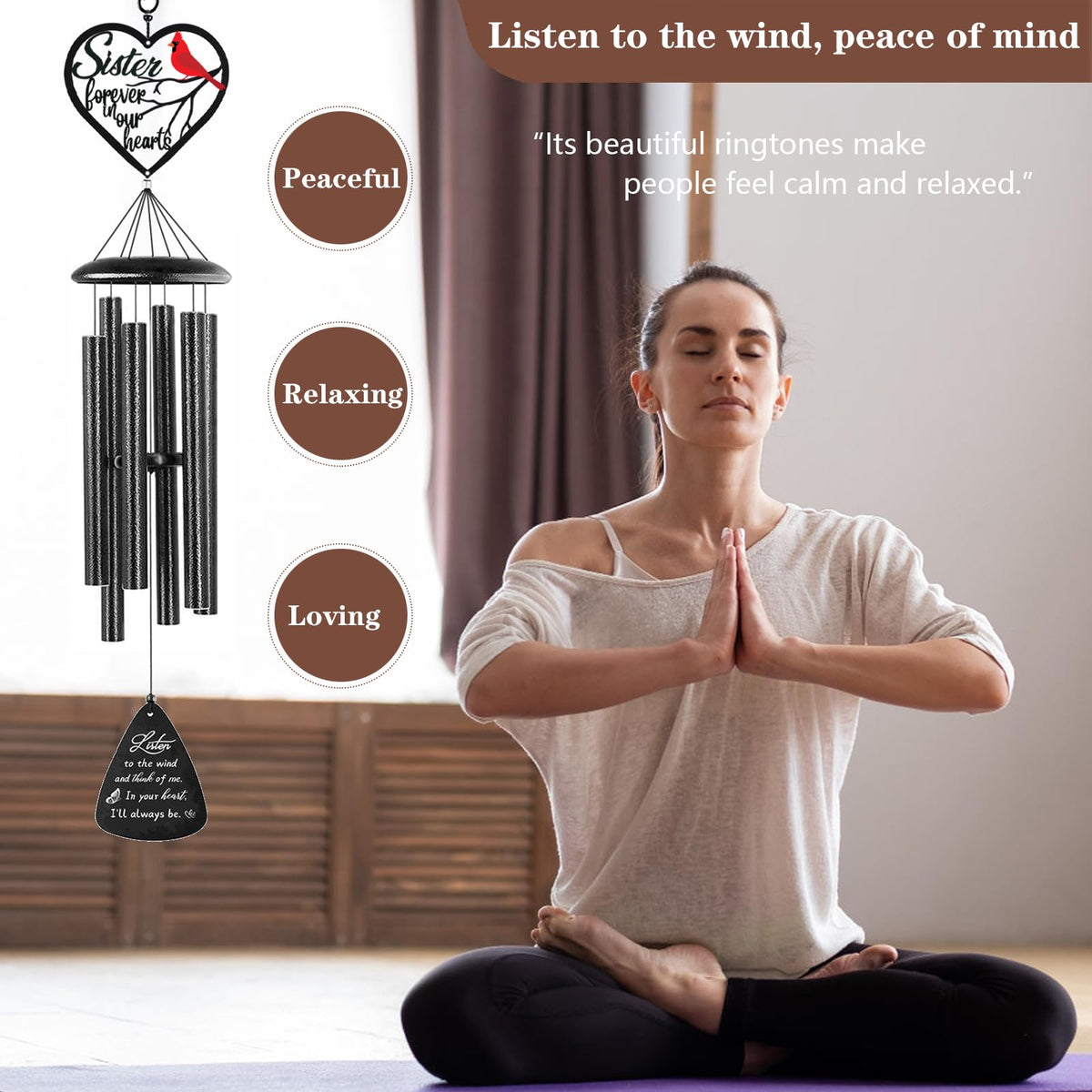 VenBeel six-tube wind chime delivers rich, soothing tones