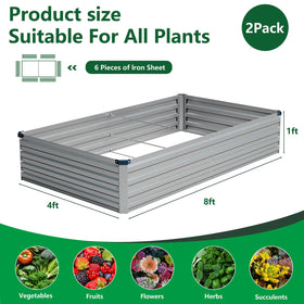 Vengarus galvanized open-base bed promoting drainage and healthy roots.
