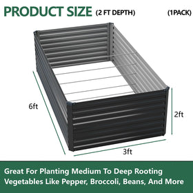 Vengarus galvanized steel bed assembly showing screws for quick setup