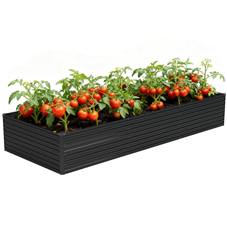 Vengarus raised garden bed with 24-inch depth optimizes soil for leafy greens