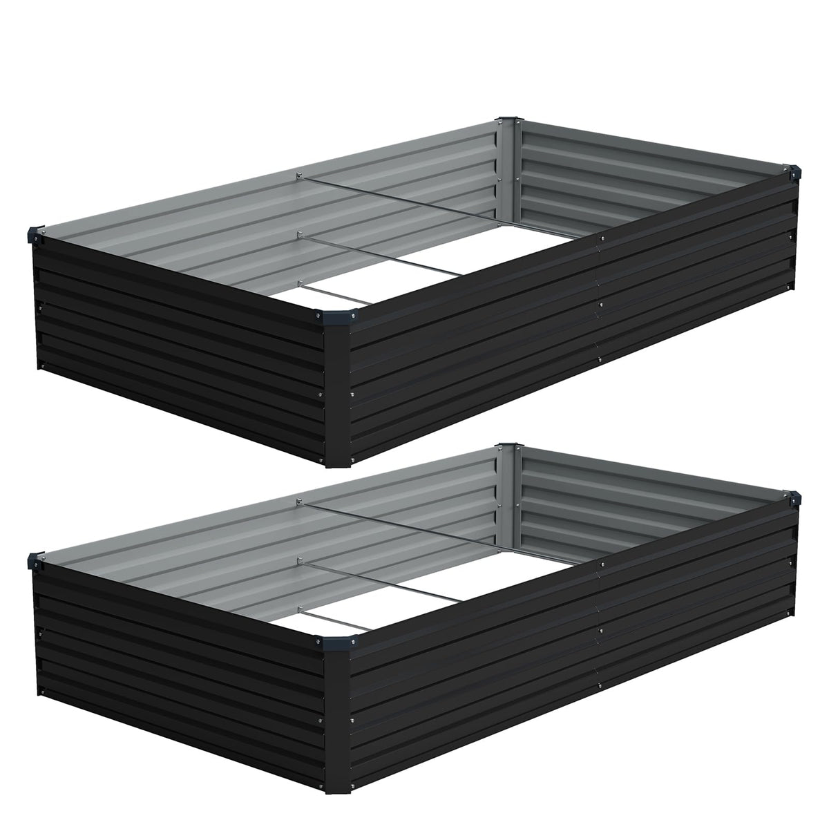 Vengarus raised garden bed assembly view showing quick setup and sturdy frame.