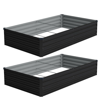 Vengarus raised garden bed assembly view showing quick setup and sturdy frame.