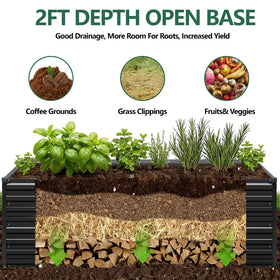 Vengarus rust-resistant galvanized construction keeps soil clean