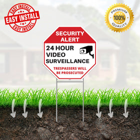 Venicor two-pack signage provides consistent boundary alerts.