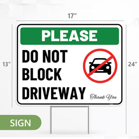 Venicor Corrugated Plastic Sign, weatherproof and UV resistant for outdoor use