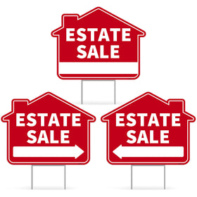 Venicor estate sign 17x13 double-sided for high visibility on lawns and streets.