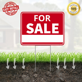 Venicor sturdy ground stake for yard sign stability in any weather