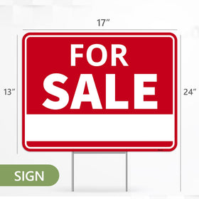 Venicor weatherproof corrugated plastic yard sign with outdoor durability