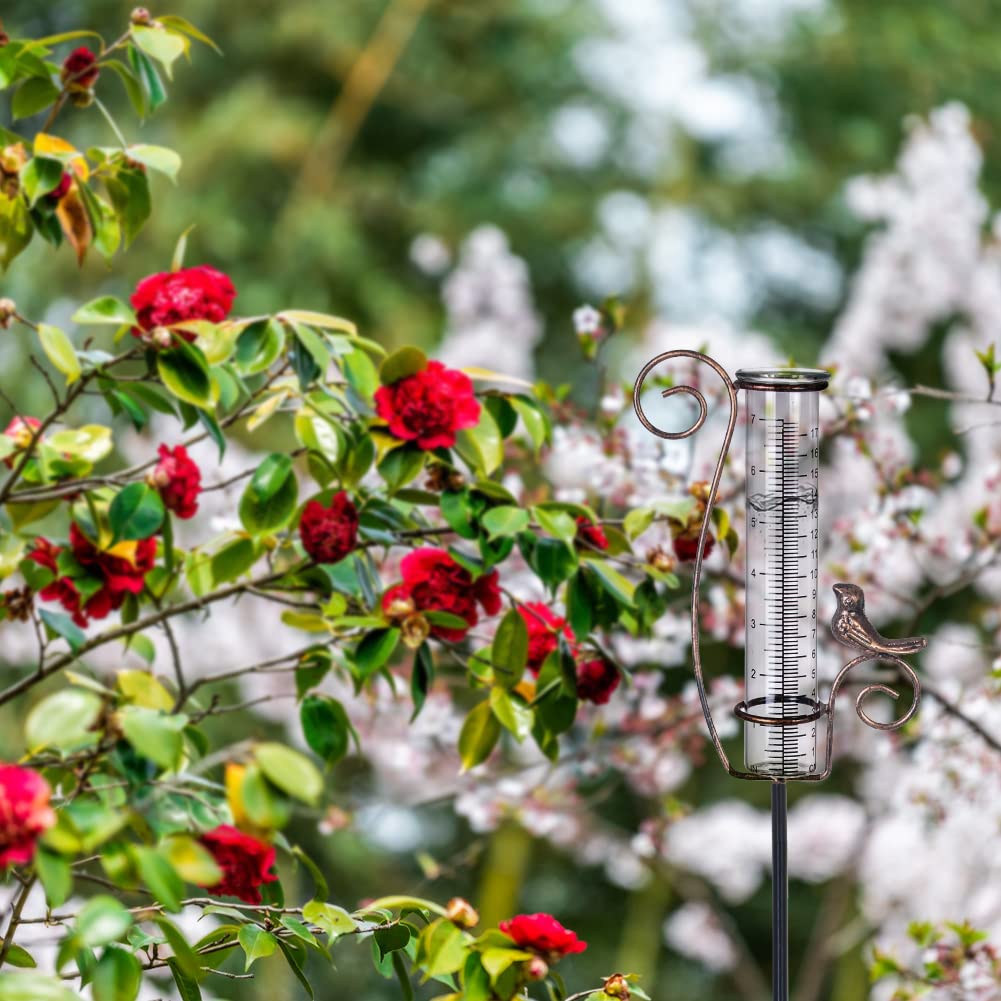 Venniy easy-assembly rain gauge quick to install in minutes.