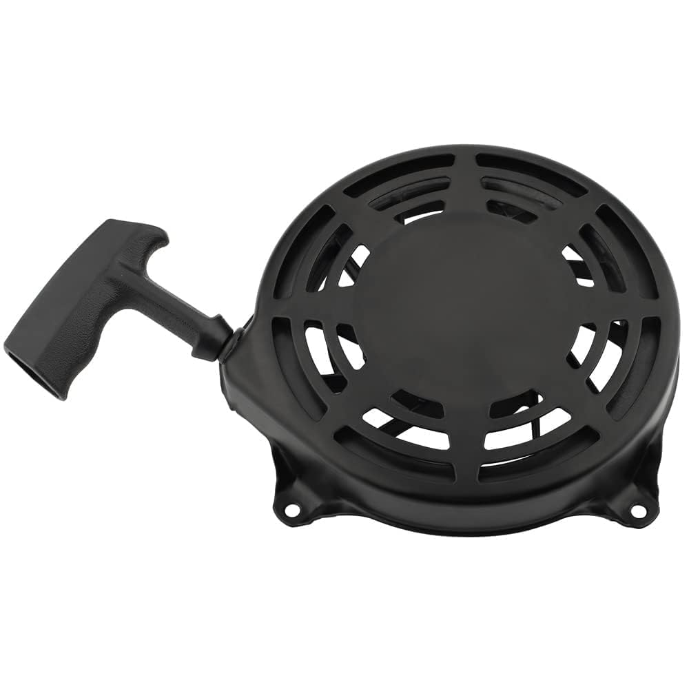 Venseri 497680 recoil starter in use demonstrates straightforward installation.