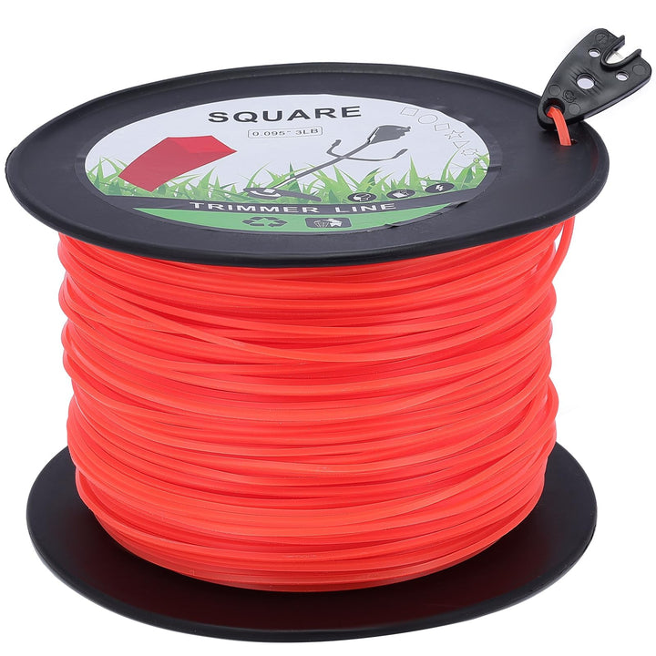 Venseri square 0.095-inch trimmer line in packaging showcases durability.