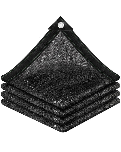 Vensovo 50percent sunblock shade cloth in use on a garden bed, 6x20ft.
