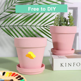 vensovo four-pack terracotta pots ideal for crafts, gifts, and wedding favors