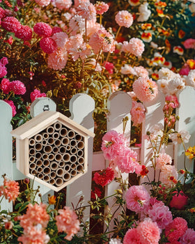 vensovo bee nesting habitat adds visual interest and biodiversity