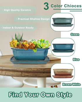 Vensovo durable ceramic resists cracking and fading for long lasting indoor or outdoor use.