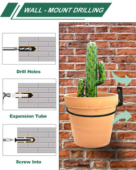 Vensovo compact patio display demonstrates easy mounting and tidy plant arrangement.