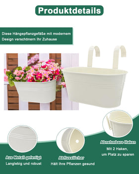 Vensovo planter with drainage hole for proper moisture management