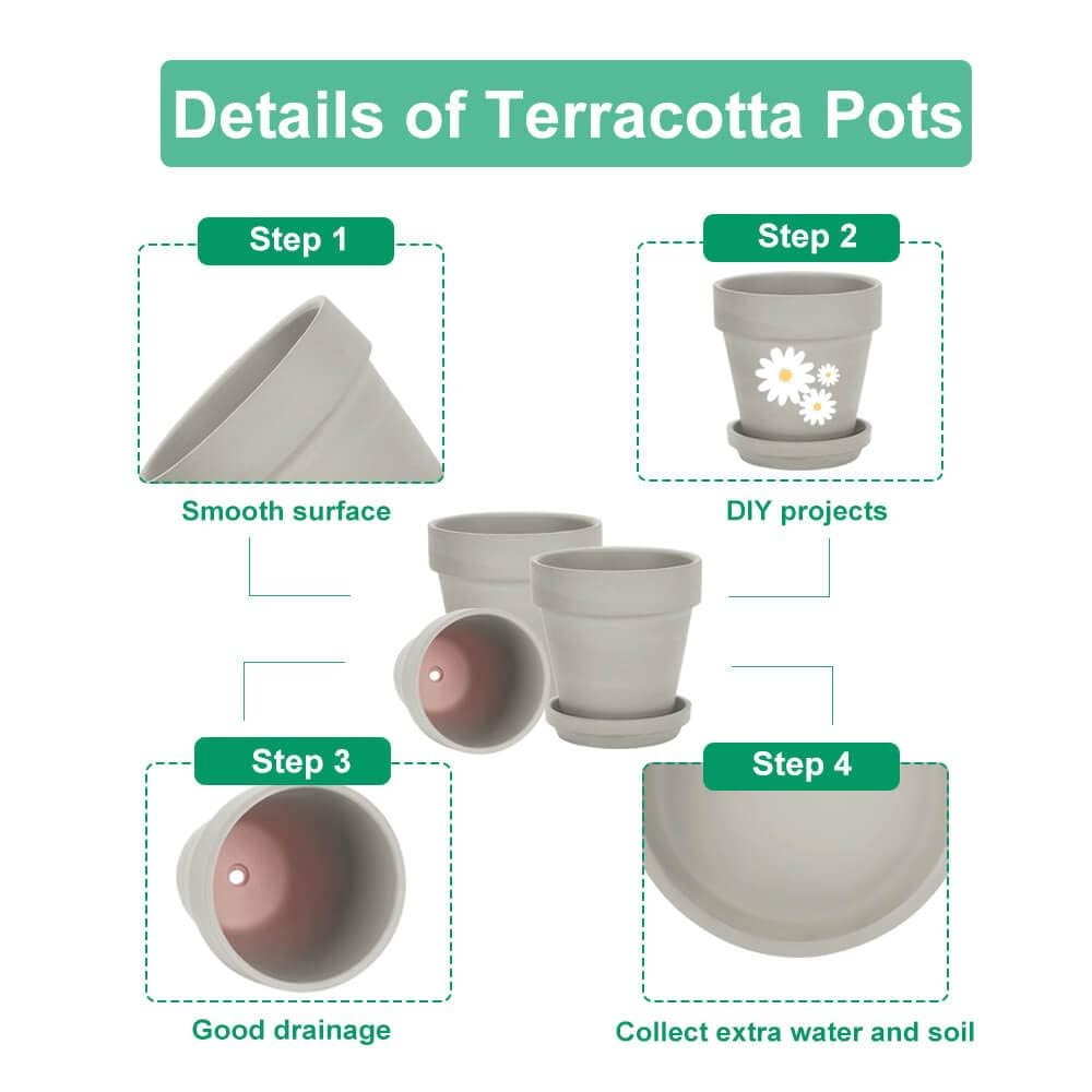 vensovo drainage-hole terracotta pot promotes healthy roots and proper watering outdoors