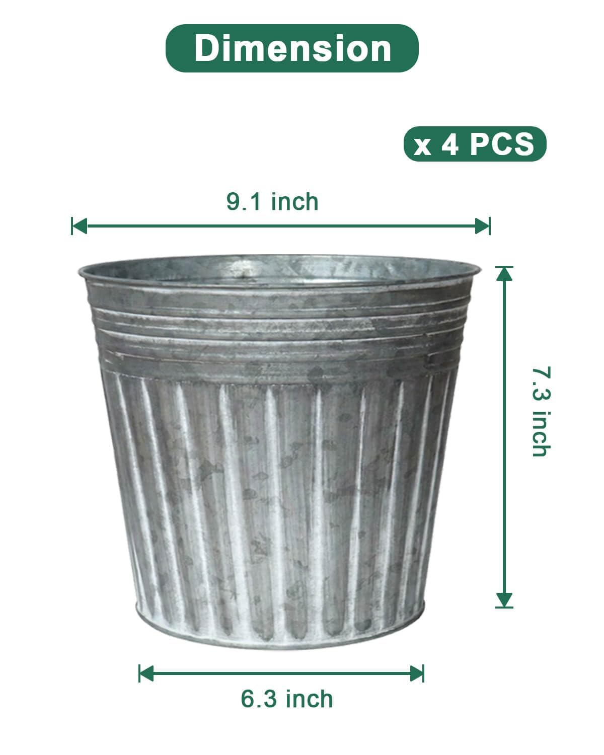 vensovo galvanized drainage hole with plug close-up showing adjustable watering
