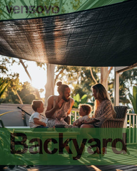 Vensovo easy-clean shade cloth allows quick maintenance with a hose.