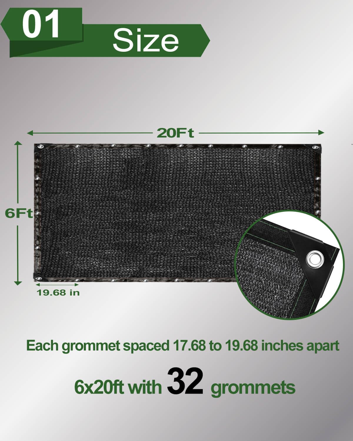 Vensovo 70 percent shade cloth over garden beds provides cooling and airflow.