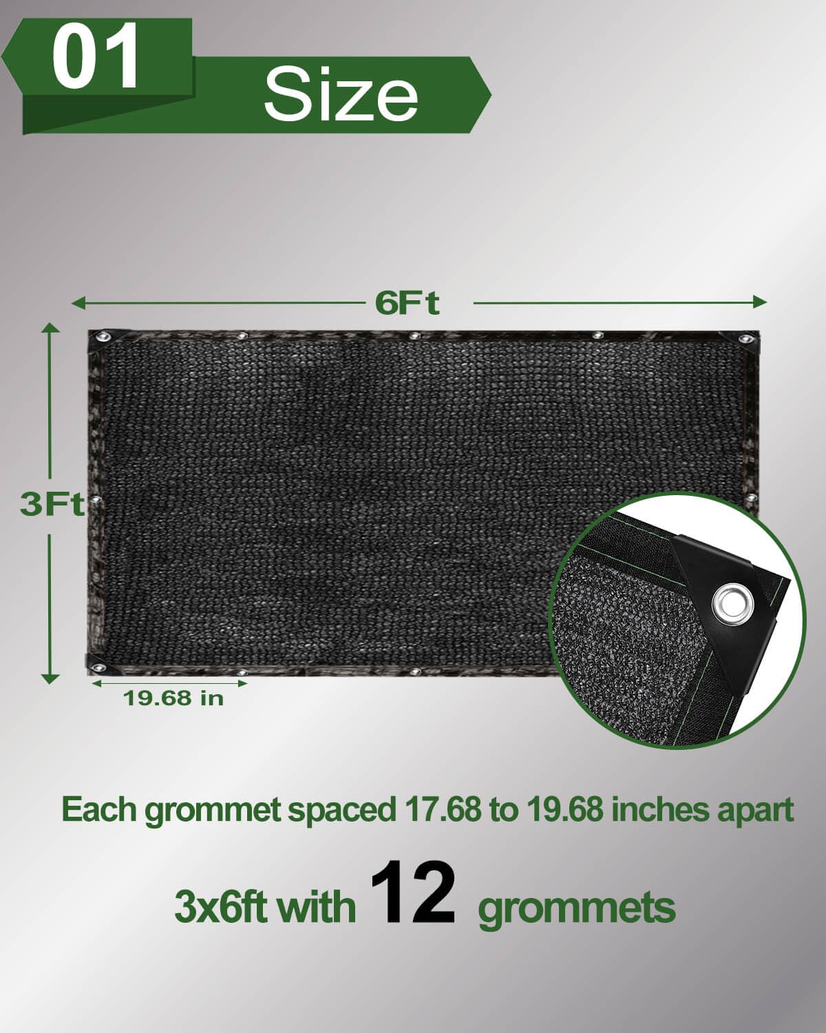 Vensovo garden shade net covers tomato plants with breathable protection