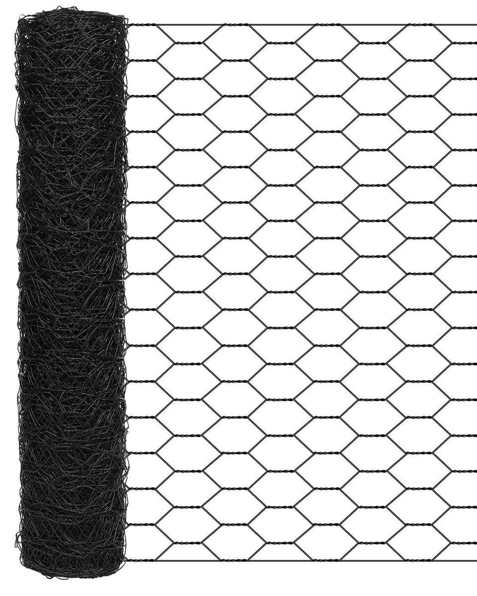 vensovo garden poultry wire, 16.5in by 590in, 1-inch mesh for garden fencing