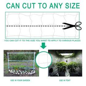 Vensovo garden setup with trellis supports tomatoes and cucumbers
