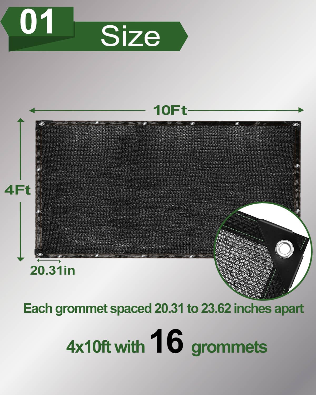 Vensovo garden shade net for greenhouses promotes plant protection with breathable sunlight reduction.