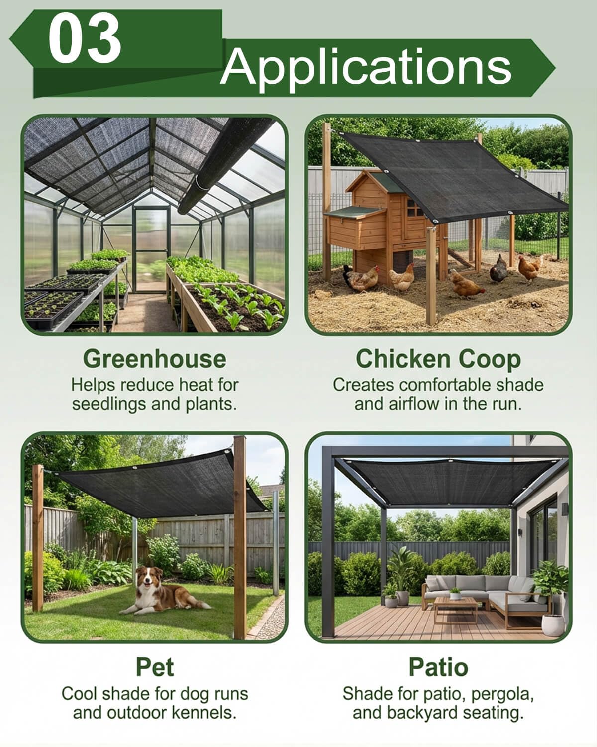 vensovo greenhouse shade net 3x10ft helps manage heat and light