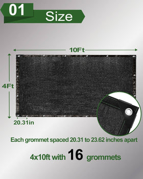 vensovo durable hdpe shade mesh provides long lasting sun protection.