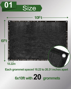 Vensovo heavy-duty HDPE shade mesh over a chicken coop blocks direct sun.