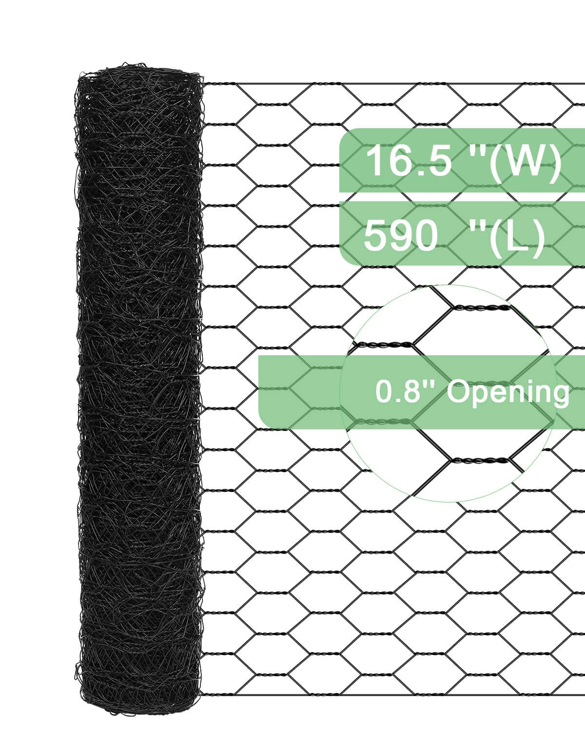 vensovo hot-dipped galvanized wire provides tough fencing for pets and gardens
