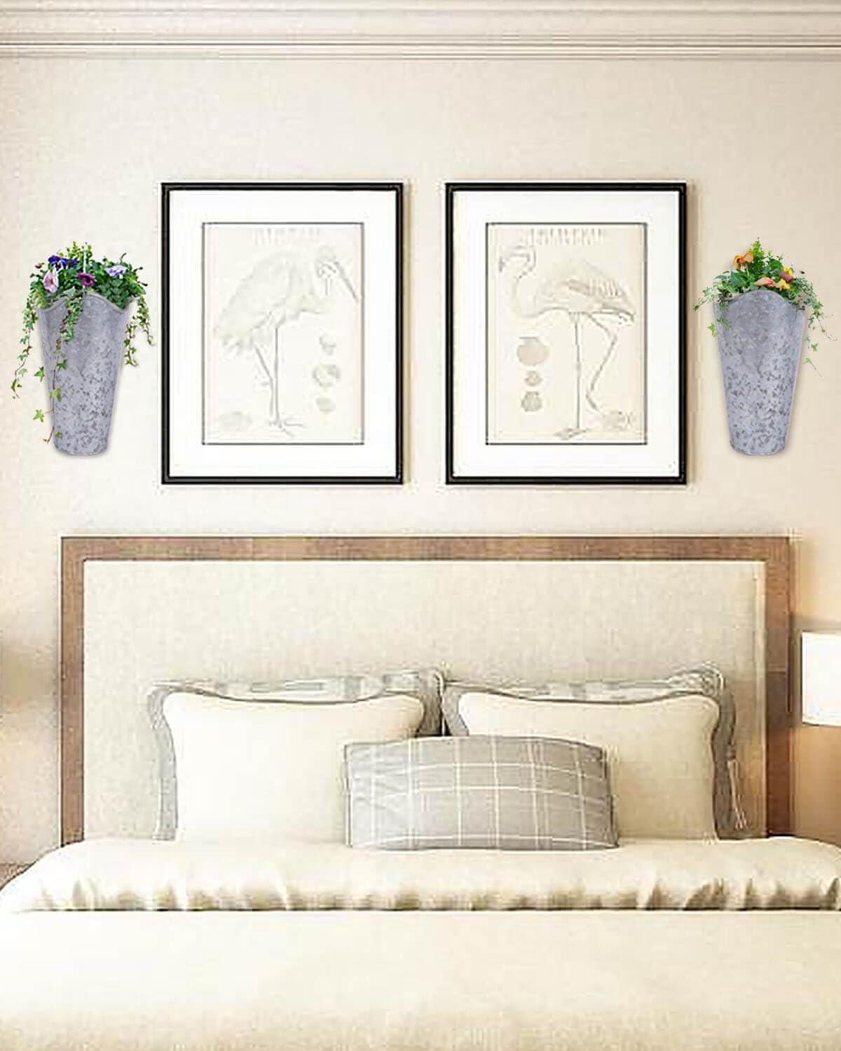 vensovo lavender accents on the planter showcase seasonal decor possibilities.