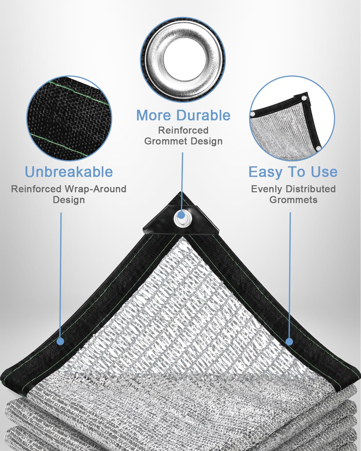 vensovo aluminium shade cloth on a car hood showing heat reduction and light pass-through