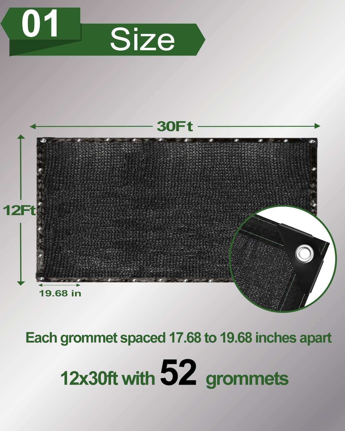 Vensovo outdoor shade mesh suitable for greenhouses and patios