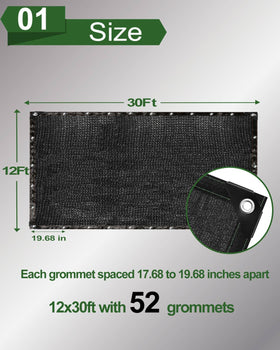 Vensovo outdoor shade mesh suitable for greenhouses and patios