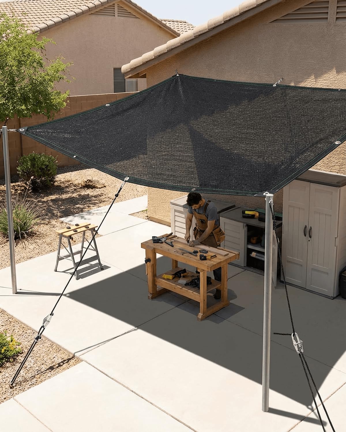 vensovo shade cloth suitable for kennels, coops, and outdoor patios.
