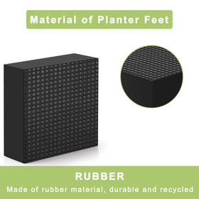 Vensovo Planter feet offer flexible no-installation placement under various pot shapes