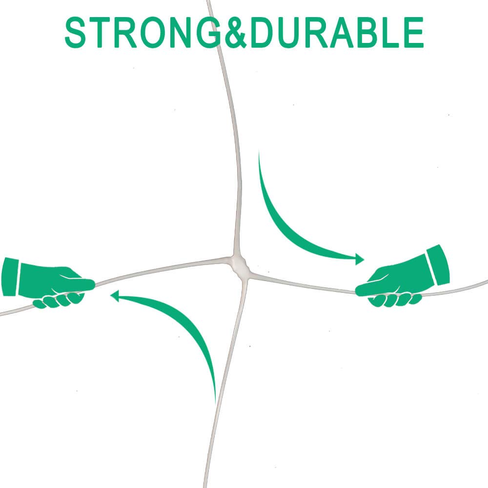 Vensovo plastic plant netting provides sturdy support for climbing plants
