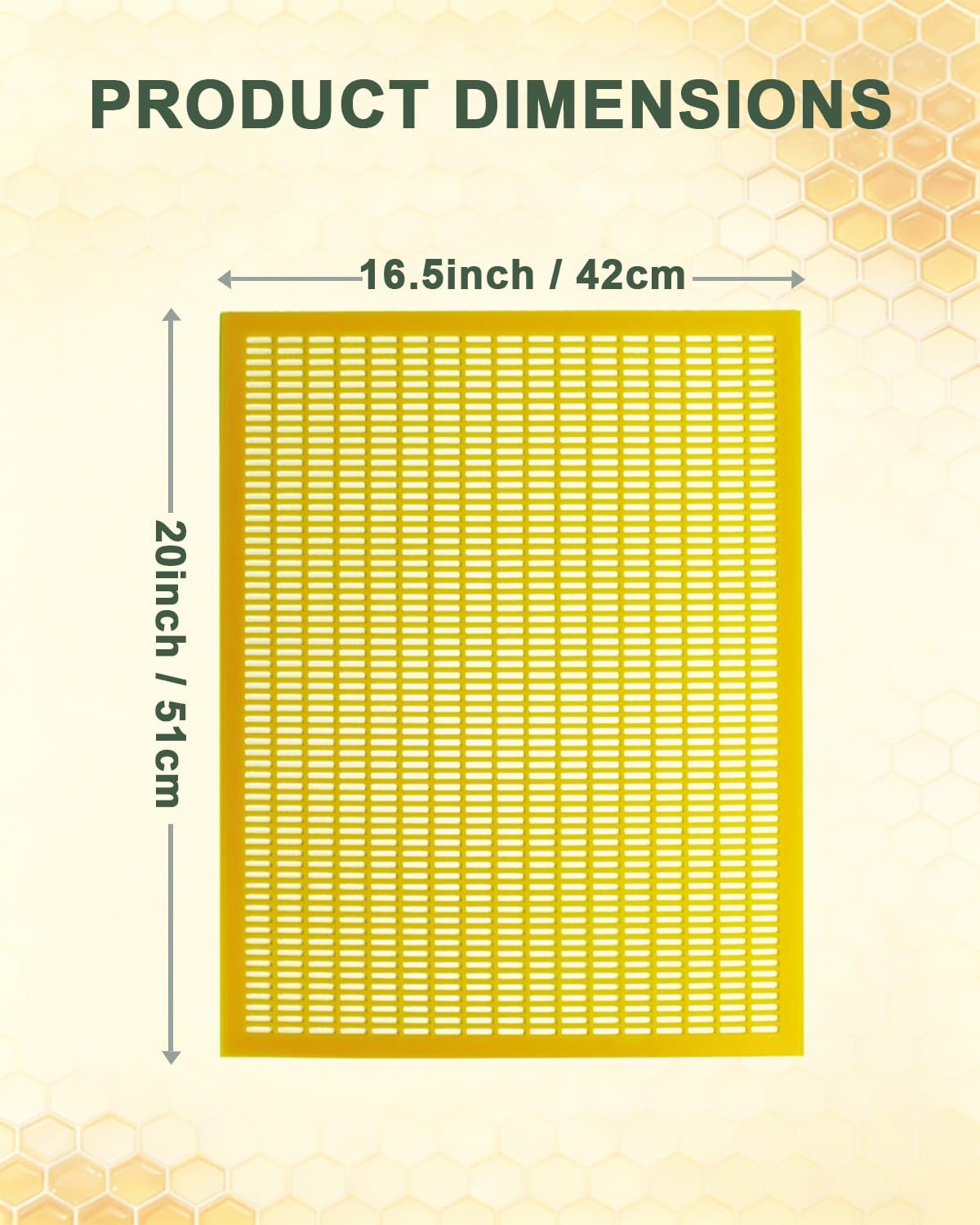 vensovo plastic excluder lightweight pack for efficient hive management.