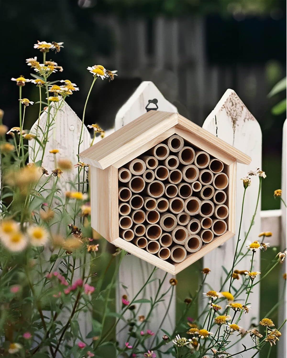 vensovo pollinator-friendly shelter offers warm sunny nesting site
