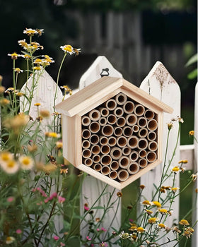 vensovo pollinator-friendly shelter offers warm sunny nesting site