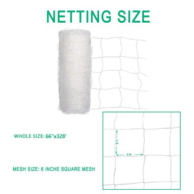 vensovo polyester garden netting enables easy installation and reliable support.