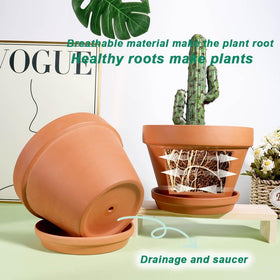 vensovo drainage-hole pot supports healthy watering and soil drainage