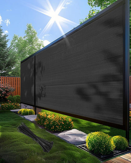 vensovo privacy fence screen 3ft x 50ft blocks views and adds shade for balcony privacy