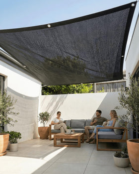 vensovo privacy windbreak shade net enhances outdoor spaces