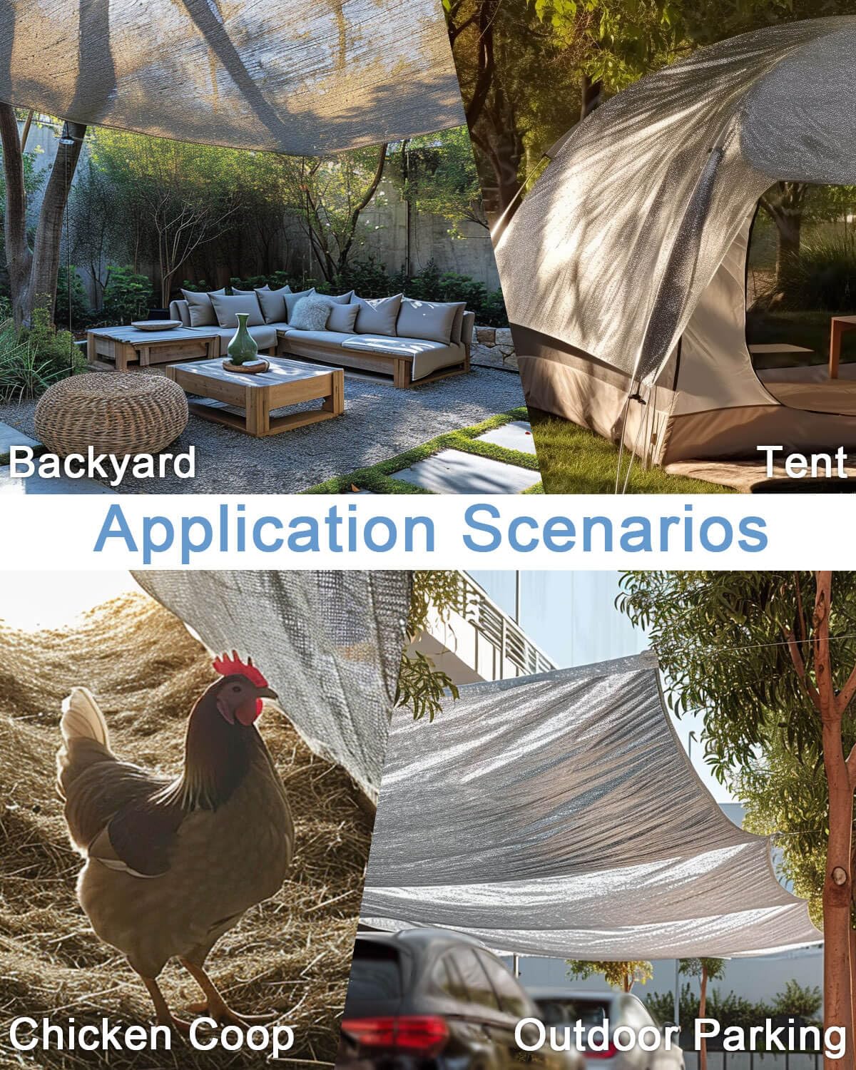 vensovo patio shade cloth protecting cushions from sun while maintaining air movement